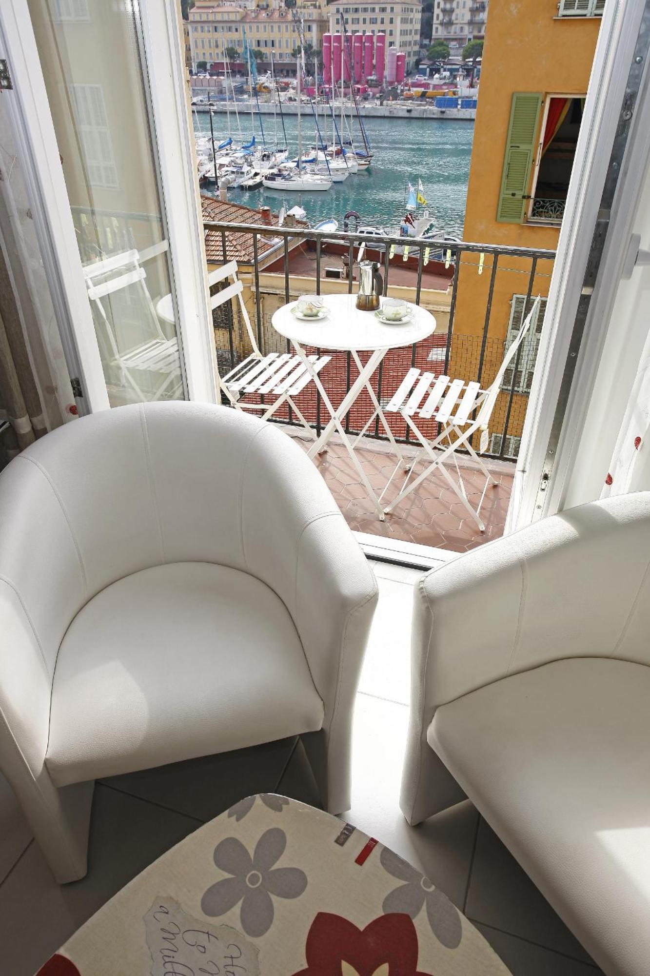Aigue-Marine - Superbe Appartement Vue Mer 4 Personnes Au Port De Nizza Esterno foto